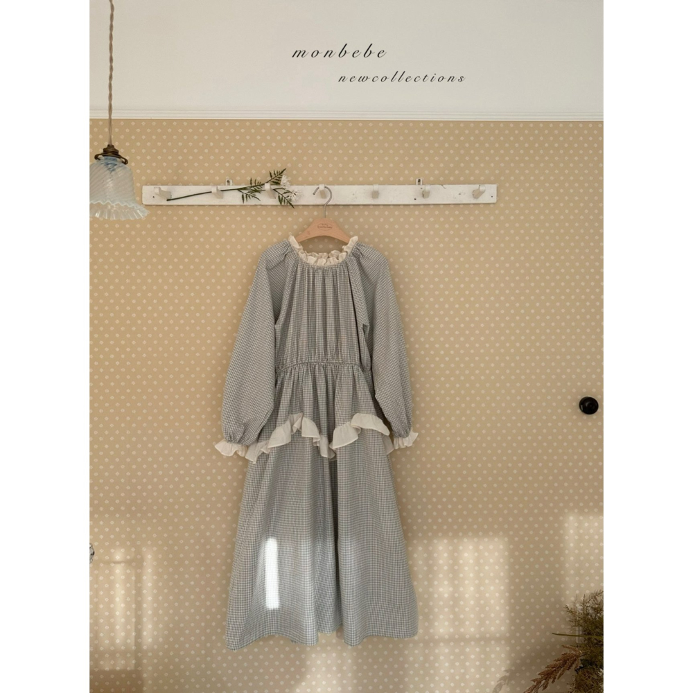 Monbebe 洋裝 몽베베 벨라원피스엄마-細節圖3