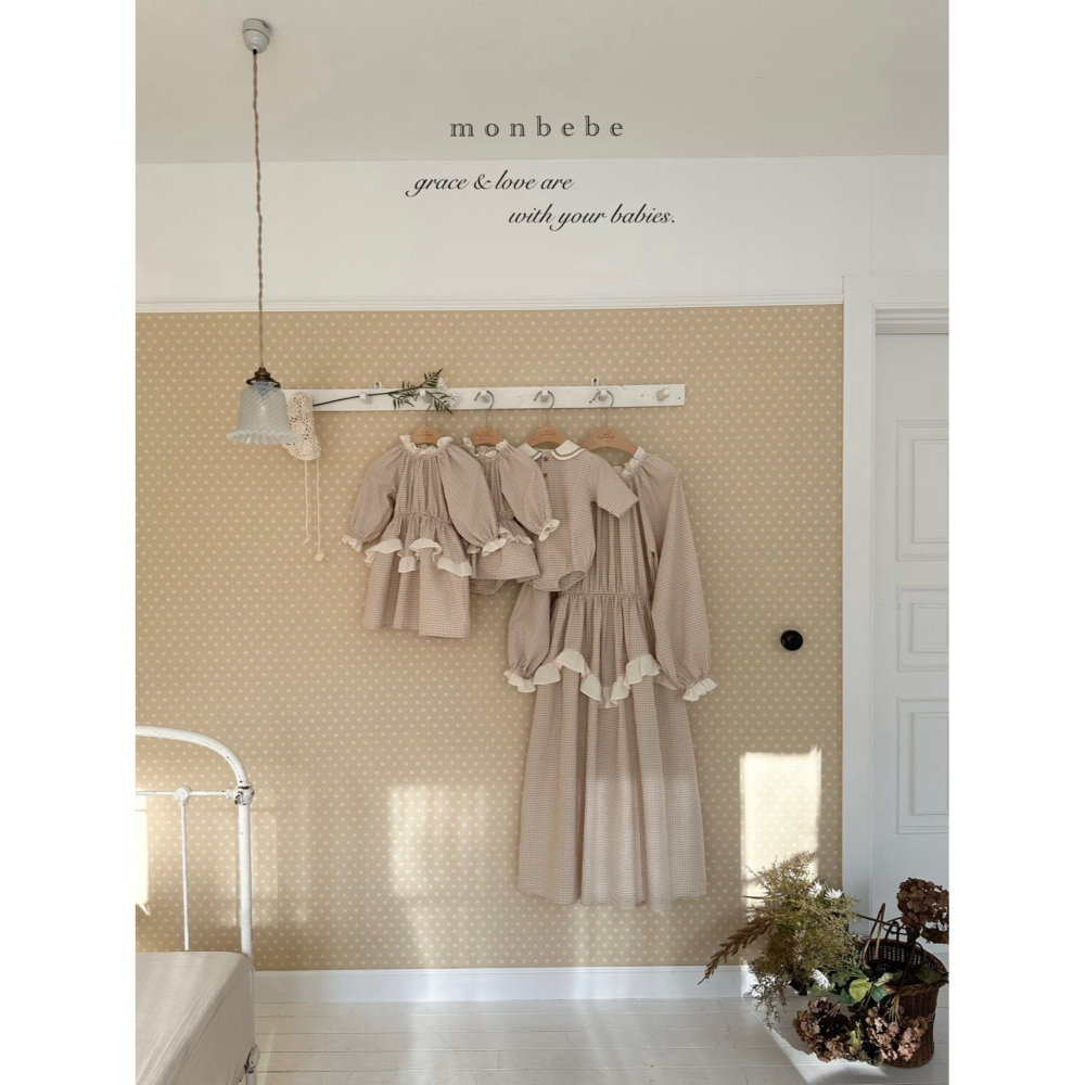 Monbebe 洋裝 몽베베 벨라원피스엄마-細節圖4