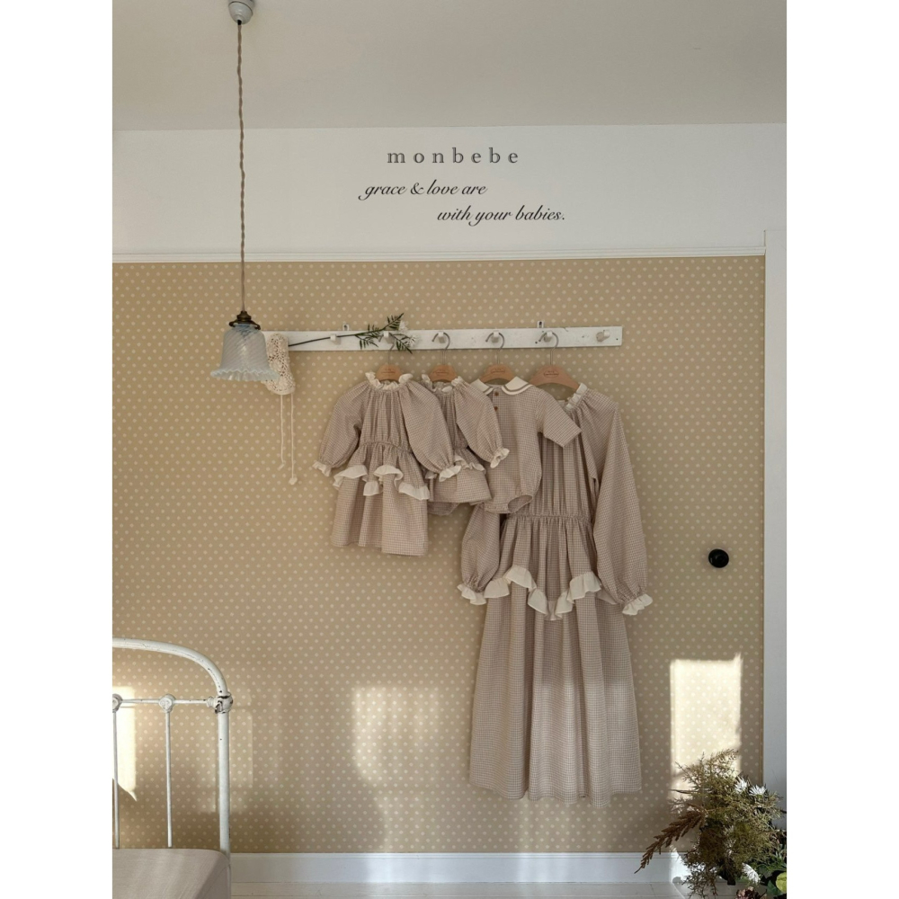 Monbebe 洋裝 몽베베 벨라원피스엄마-細節圖8