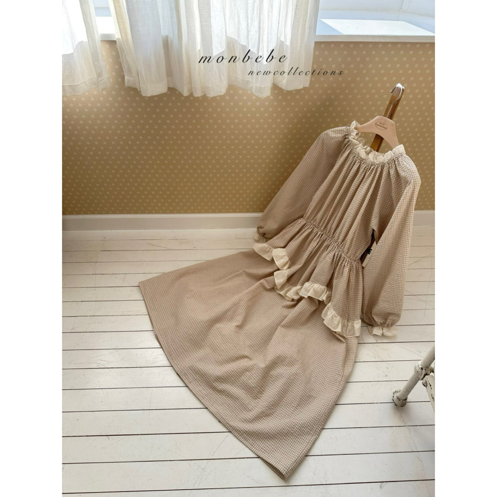 Monbebe 洋裝 몽베베 벨라원피스엄마-細節圖10
