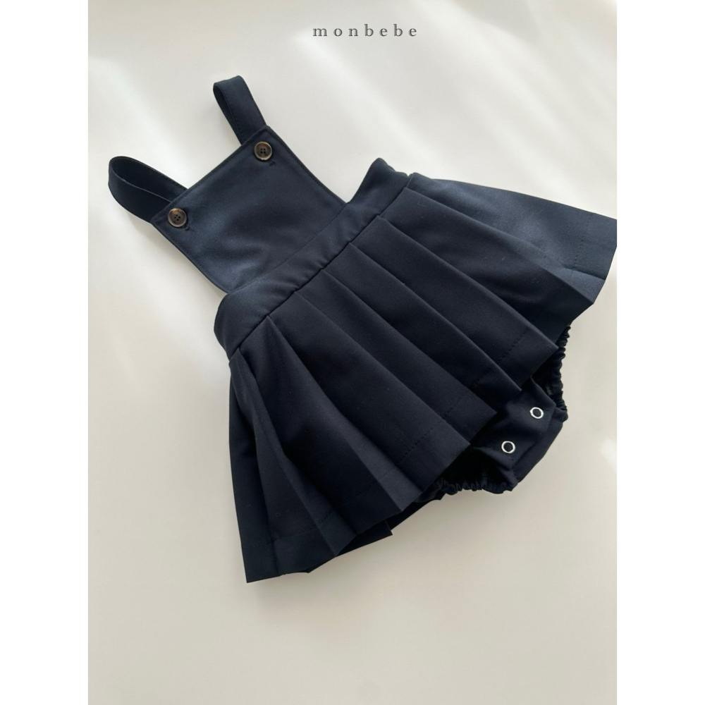 Monbebe 包屁衣 몽베베 엠마주름멜빵슈트-細節圖9