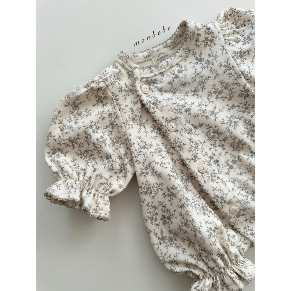 Monbebe 包屁衣 몽베베 잔꽃글로리슈트-細節圖6