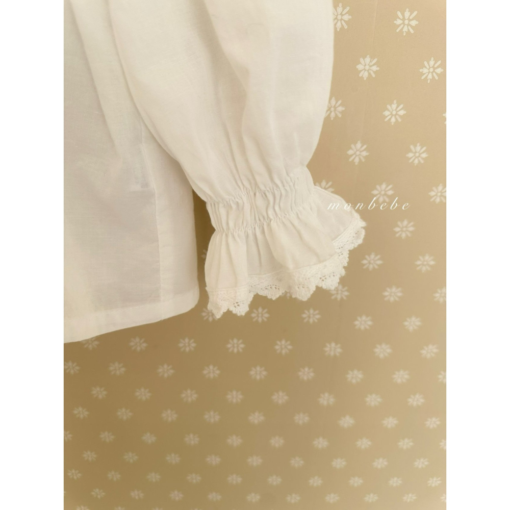 Monbebe 上衣 몽베베 페페레이스블라우스-細節圖4