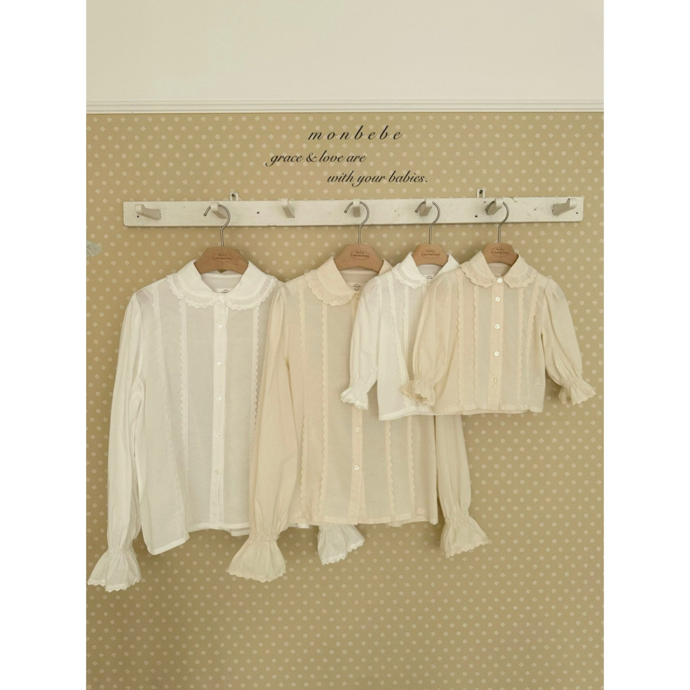 Monbebe 上衣 몽베베 페페레이스블라우스-細節圖7