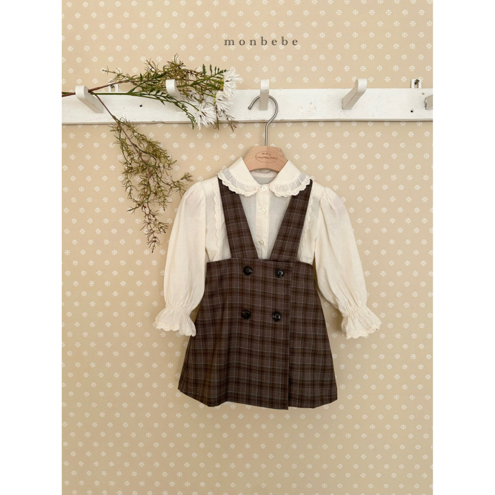 Monbebe 上衣 몽베베 페페레이스블라우스-細節圖8