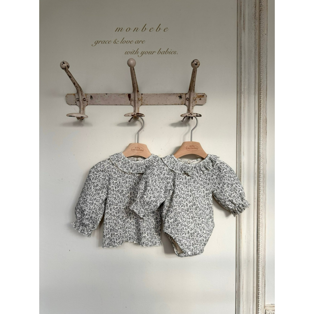 Monbebe 上衣 몽베베 풀잎퍼프티-細節圖3