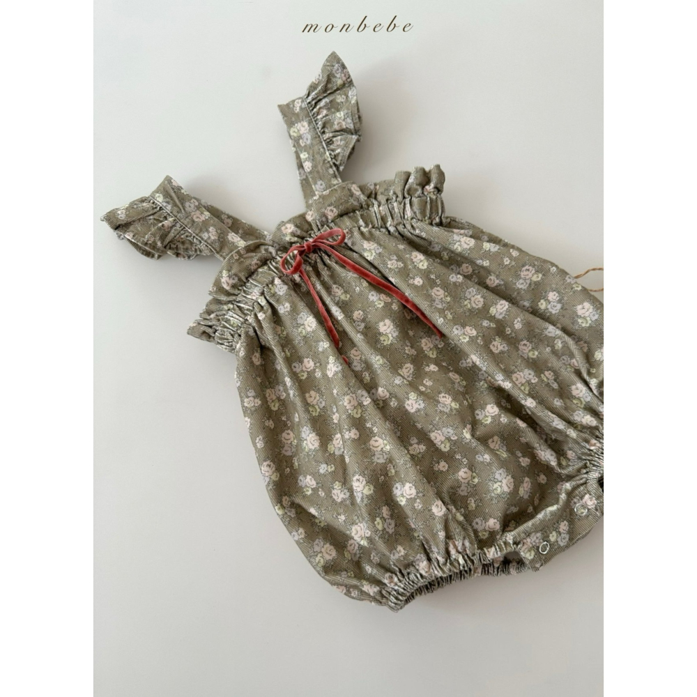 Monbebe 包屁衣 몽베베 플라워프릴슈트-細節圖3