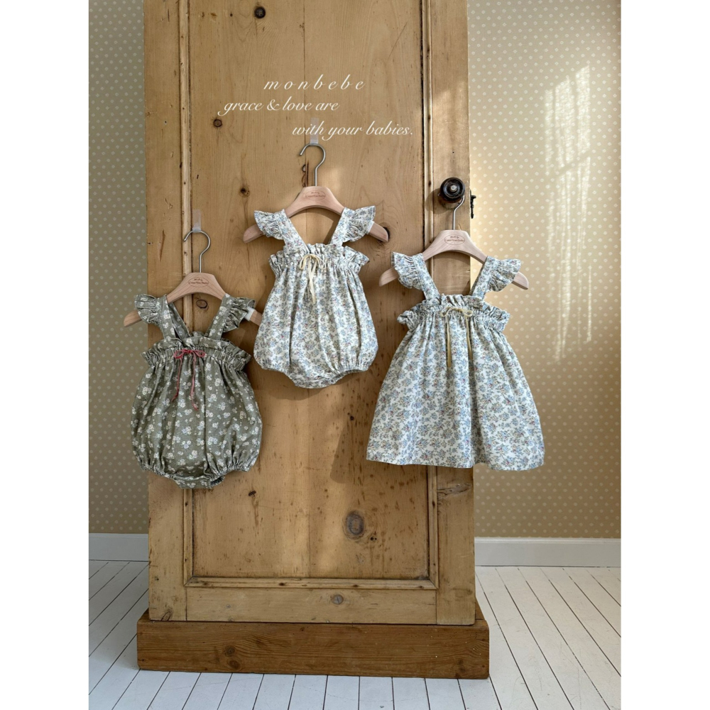 Monbebe 包屁衣 몽베베 플라워프릴슈트-細節圖6