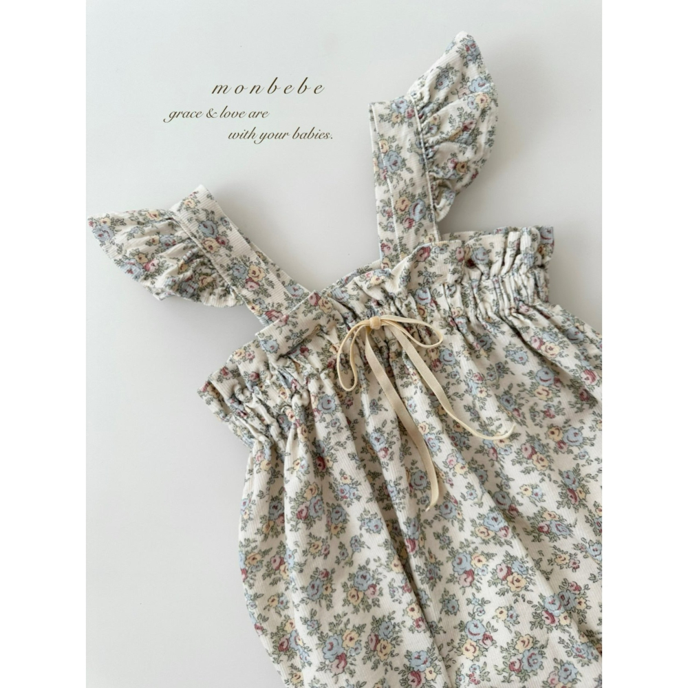 Monbebe 洋裝 몽베베 플라워프릴원피스-細節圖2