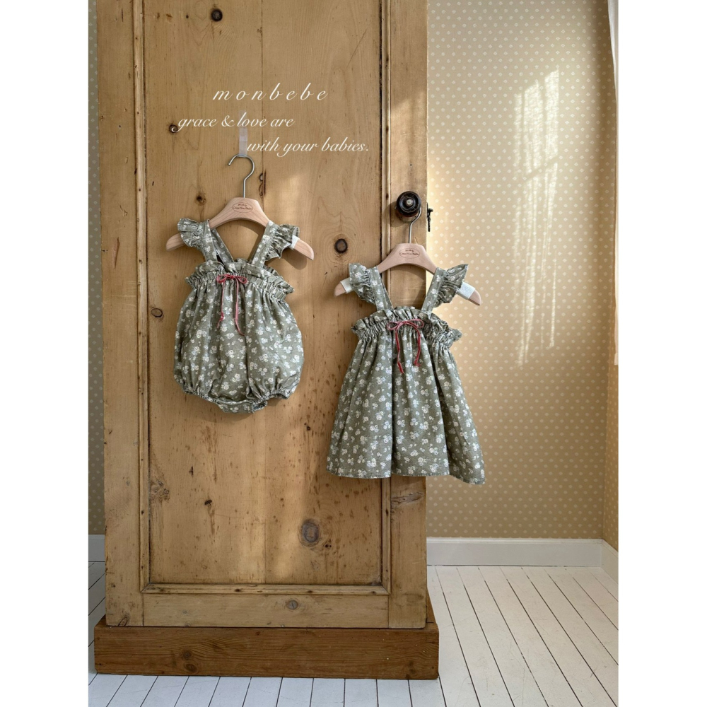 Monbebe 洋裝 몽베베 플라워프릴원피스-細節圖8