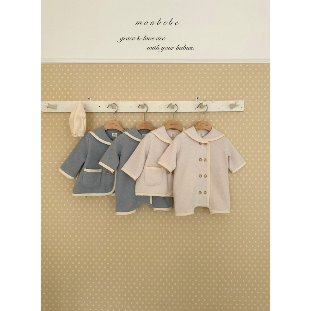 Monbebe 包屁衣 몽베베 핸드메이드세일러슈트-細節圖4