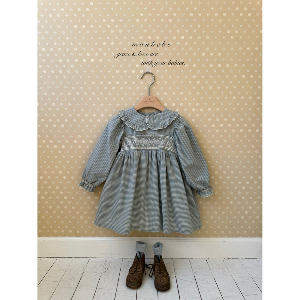 Monbebe 洋裝 몽베베 밀라스모크원피스-細節圖2