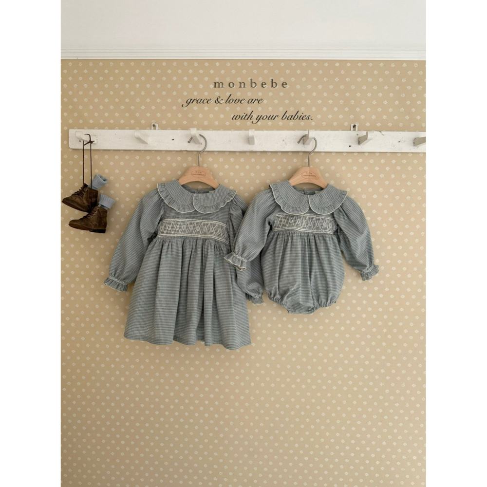 Monbebe 洋裝 몽베베 밀라스모크원피스-細節圖5