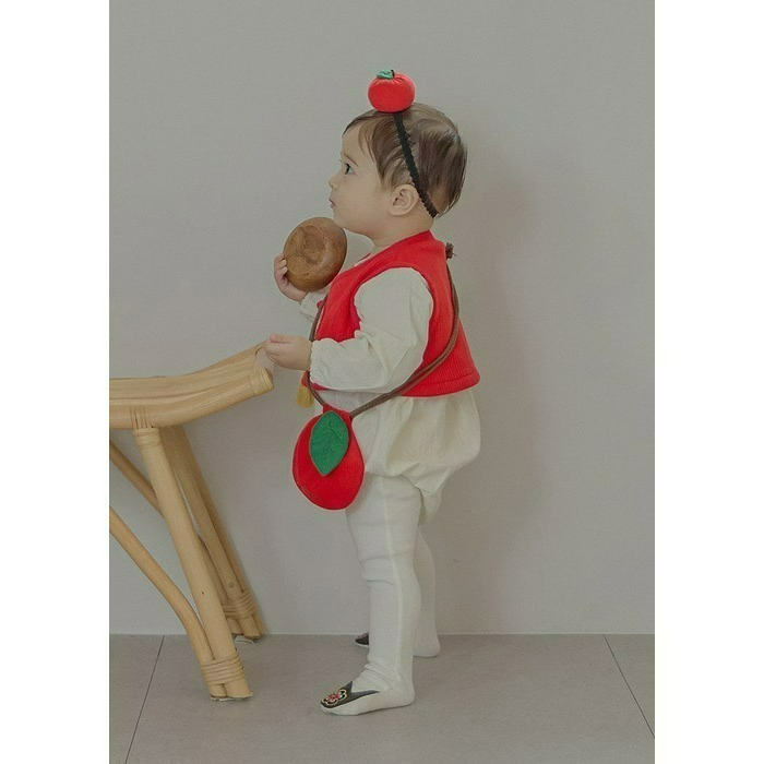 韓國製 新春寶寶 蘋果福袋 아기 사과복주머니-細節圖4