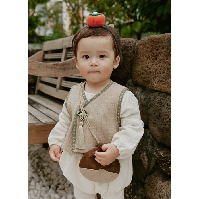 韓國製 新春寶寶 栗子福袋 아기 알밤 복주머니-細節圖2