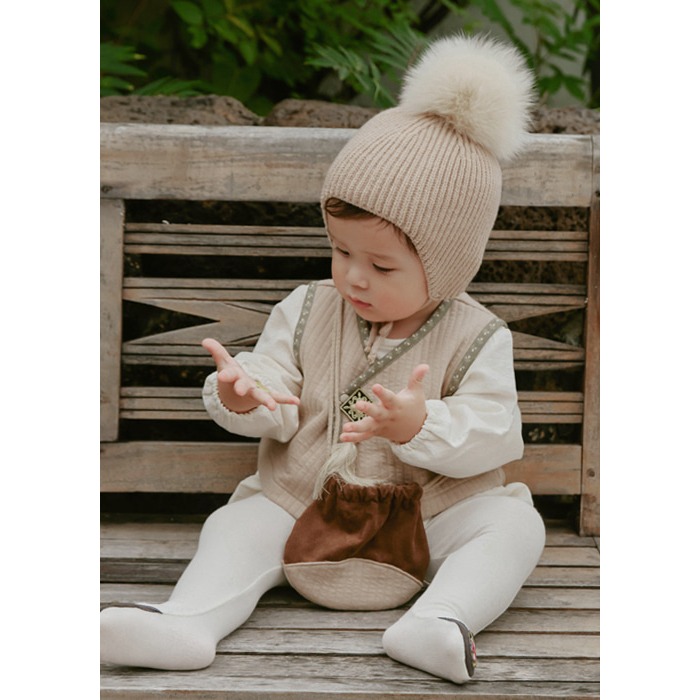 韓國製 新春寶寶 栗子福袋 아기 알밤 복주머니-細節圖3