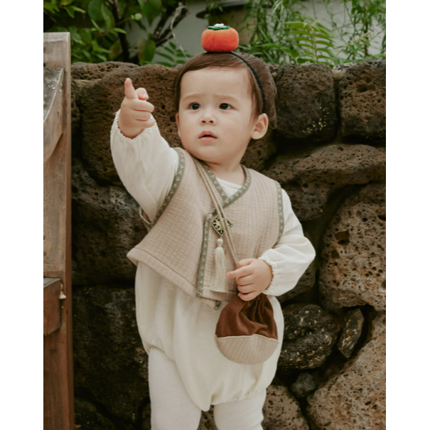 韓國製 新春寶寶 栗子福袋 아기 알밤 복주머니-細節圖7