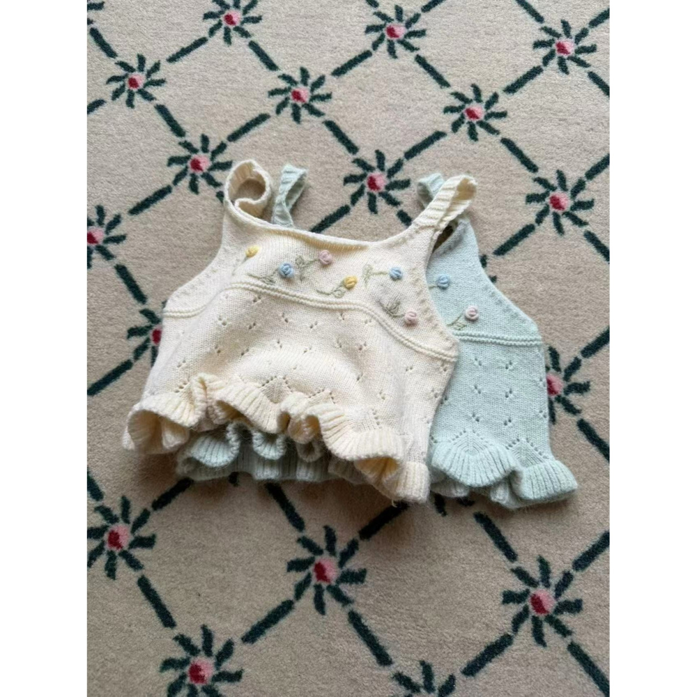 Aiai 背心 아이아이 봄)뽀송큐티니트베스트-細節圖10