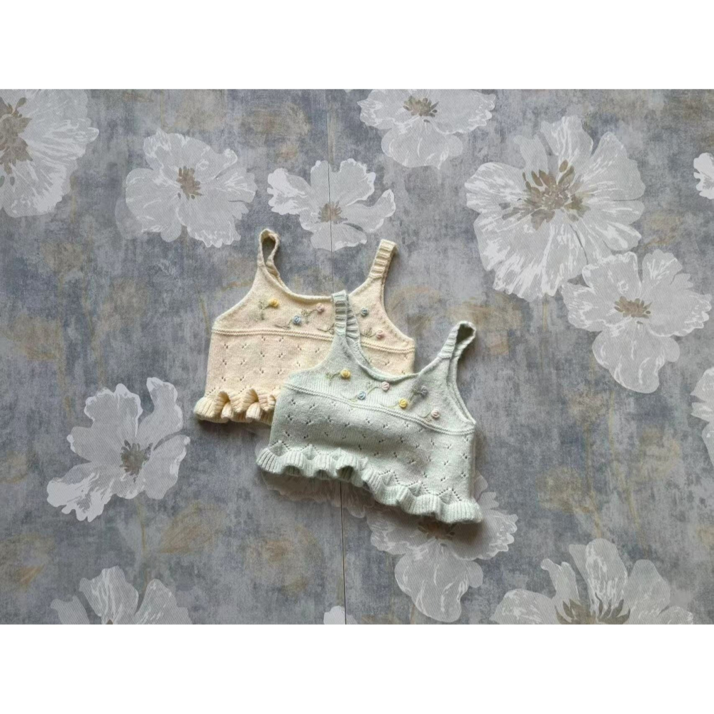 Aiai 背心 아이아이 봄)뽀송큐티니트베스트-細節圖11