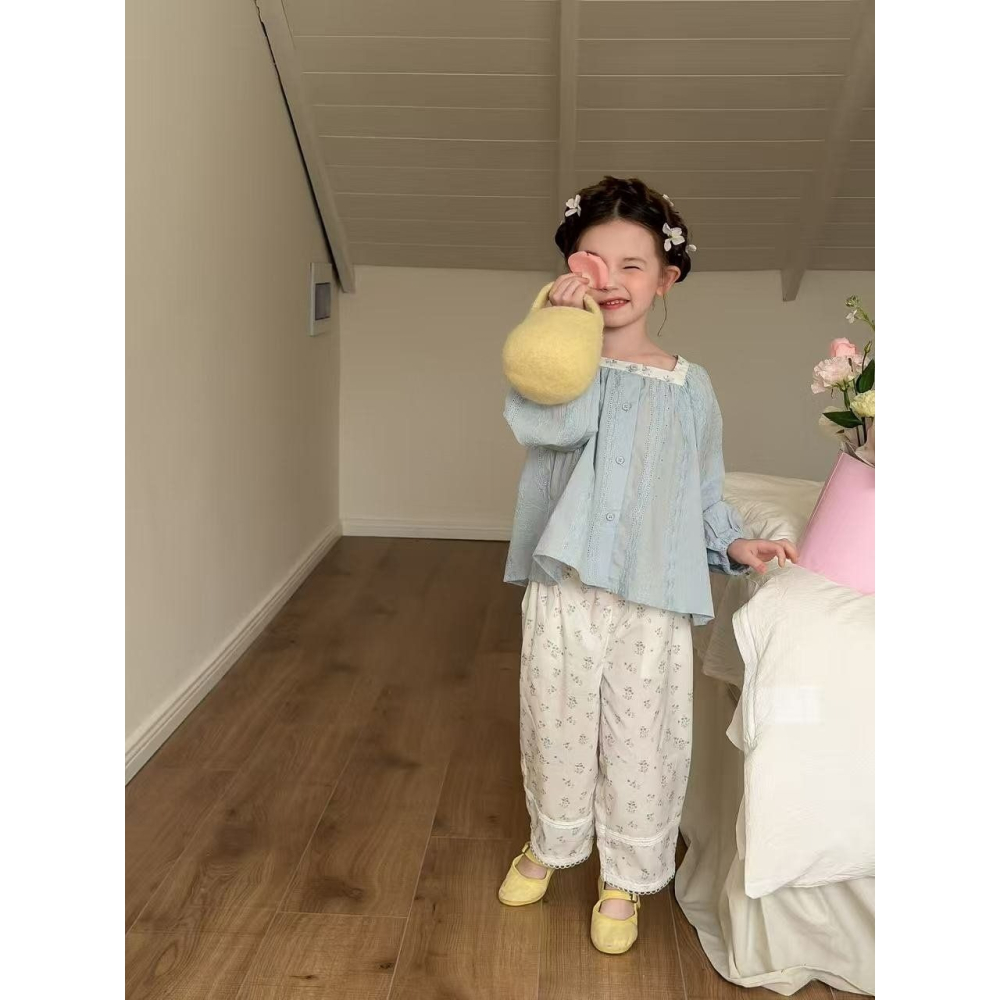 Aiai 褲子 아이아이 봄)세레니티코튼팬츠-細節圖2