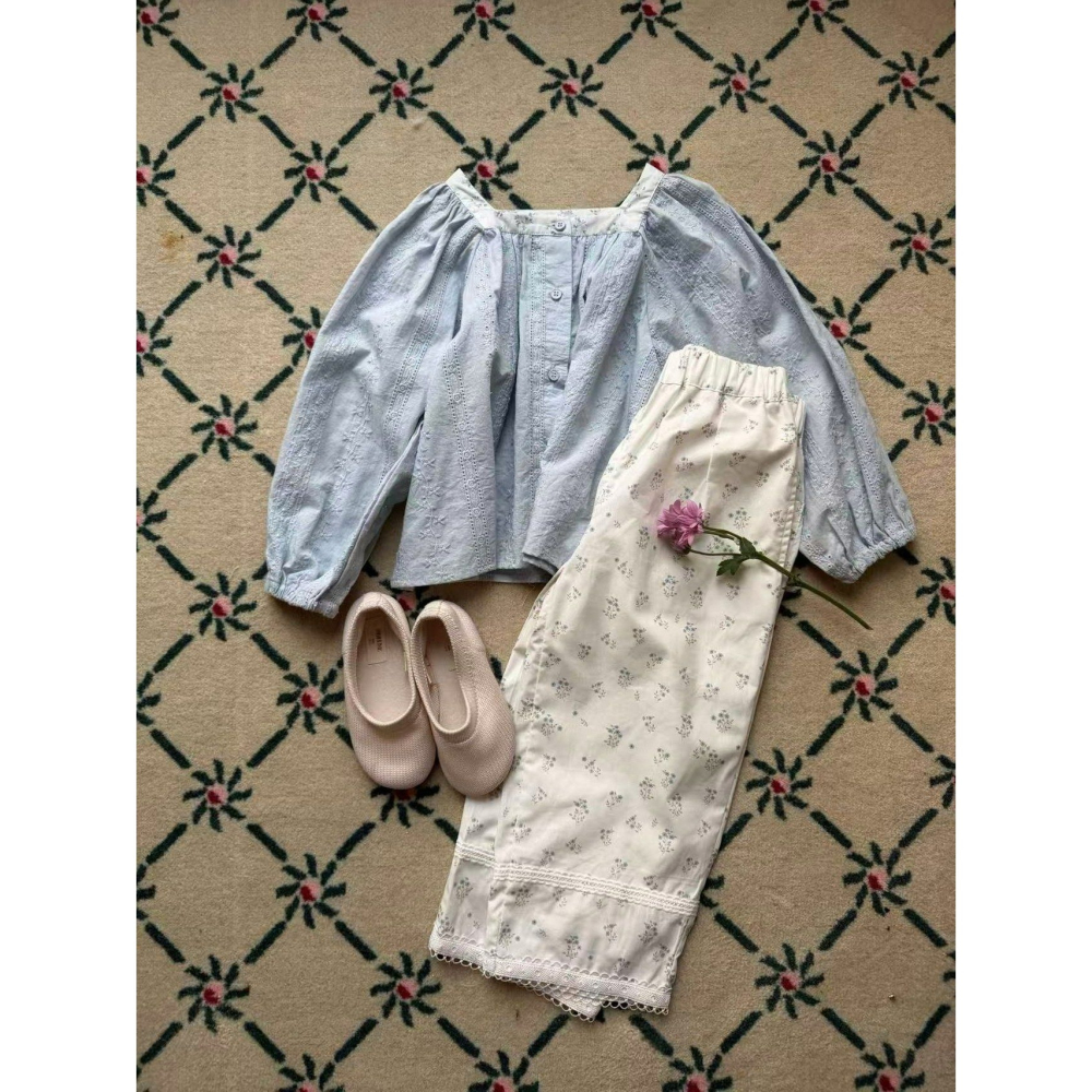 Aiai 褲子 아이아이 봄)세레니티코튼팬츠-細節圖4