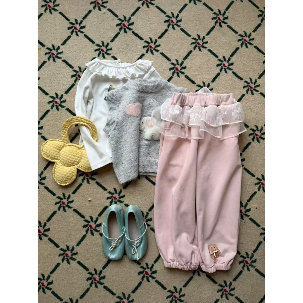 Aiai 褲子 아이아이 봄)솜사탕조거팬츠-細節圖10