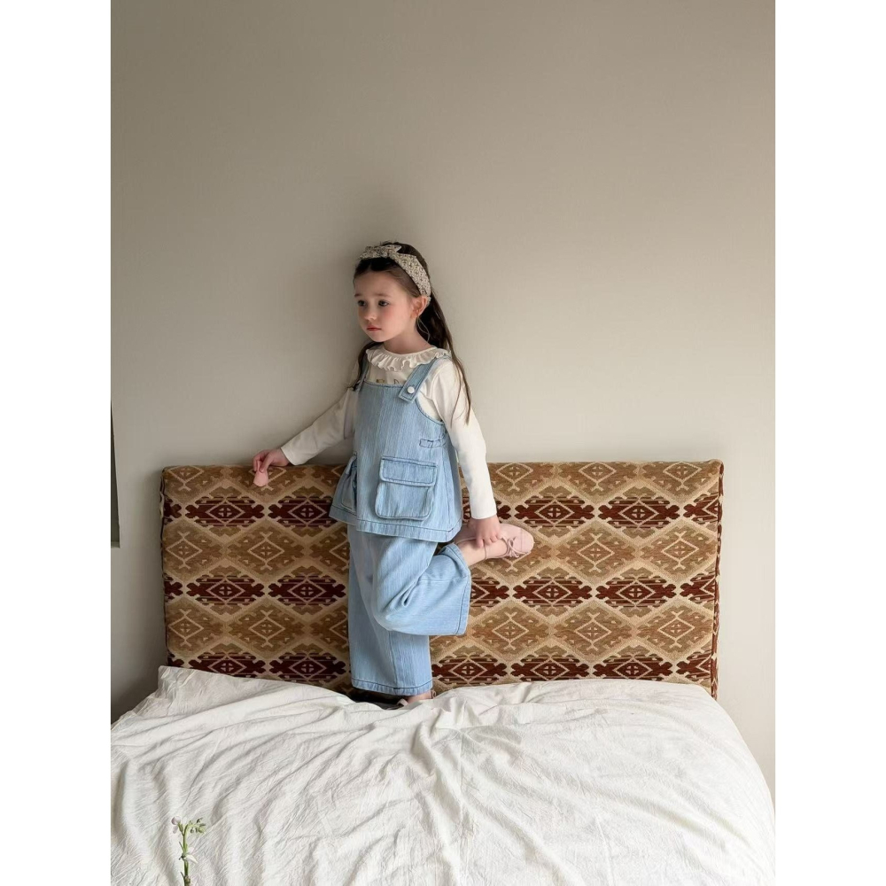 Aiai 上下套裝 아이아이 봄)에밀리포켓데님상하세트-細節圖5