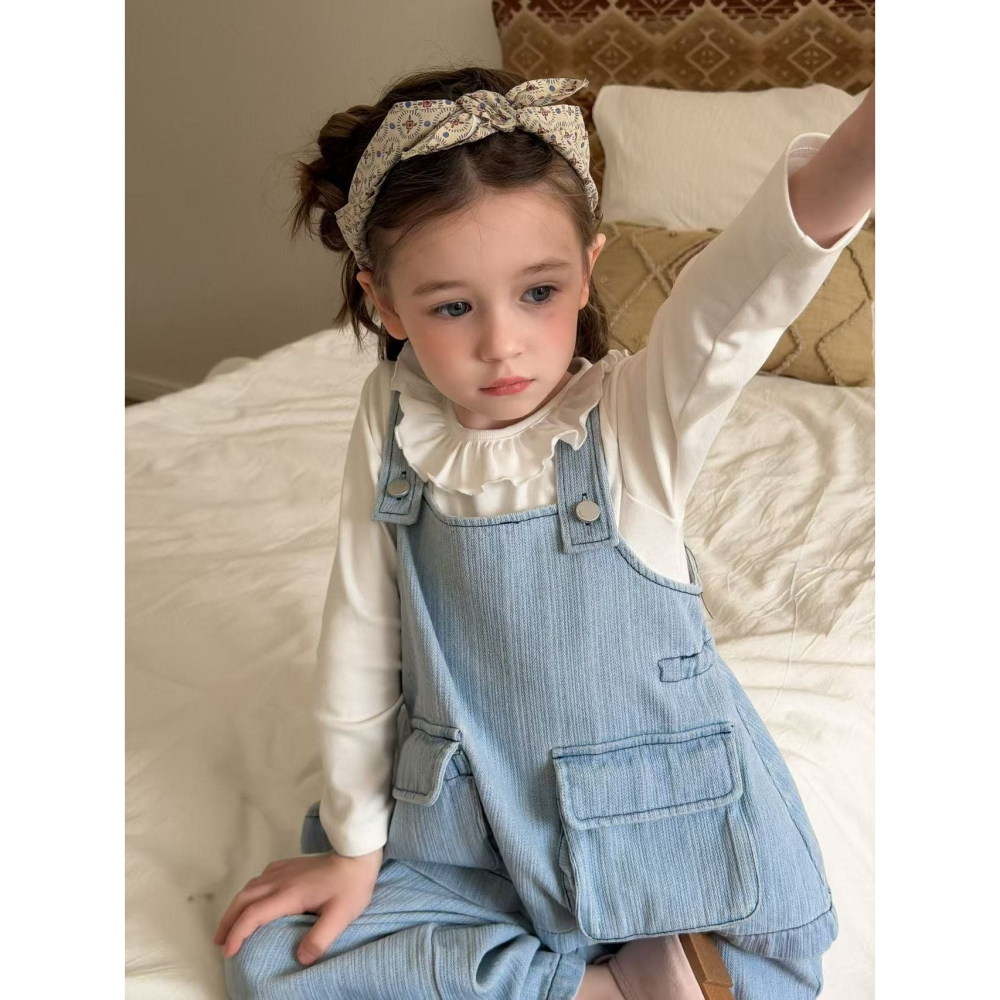 Aiai 上下套裝 아이아이 봄)에밀리포켓데님상하세트-細節圖7