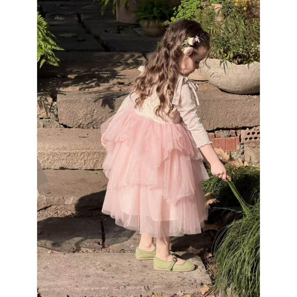 Aiai 洋裝 아이아이 봄)엘라로즈핑크드레스-細節圖7