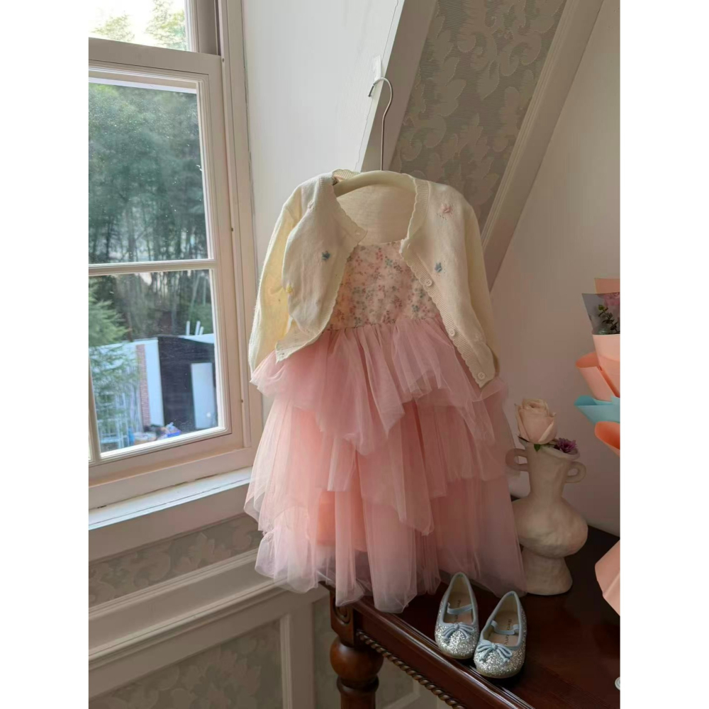 Aiai 洋裝 아이아이 봄)엘라로즈핑크드레스-細節圖10