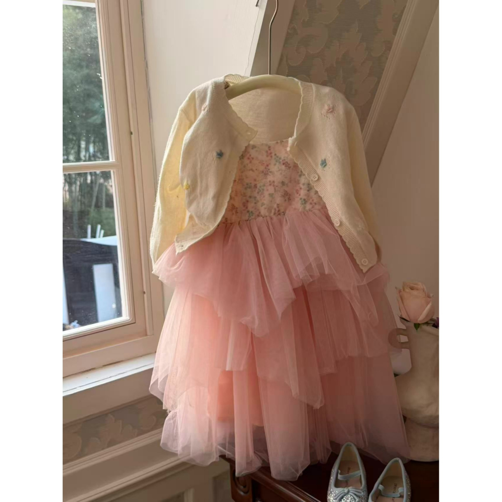 Aiai 洋裝 아이아이 봄)엘라로즈핑크드레스-細節圖11