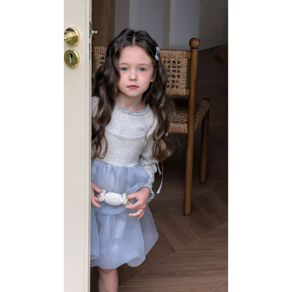 Aiai 洋裝 아이아이 봄)쥬쥬드림티세트원피스-細節圖2