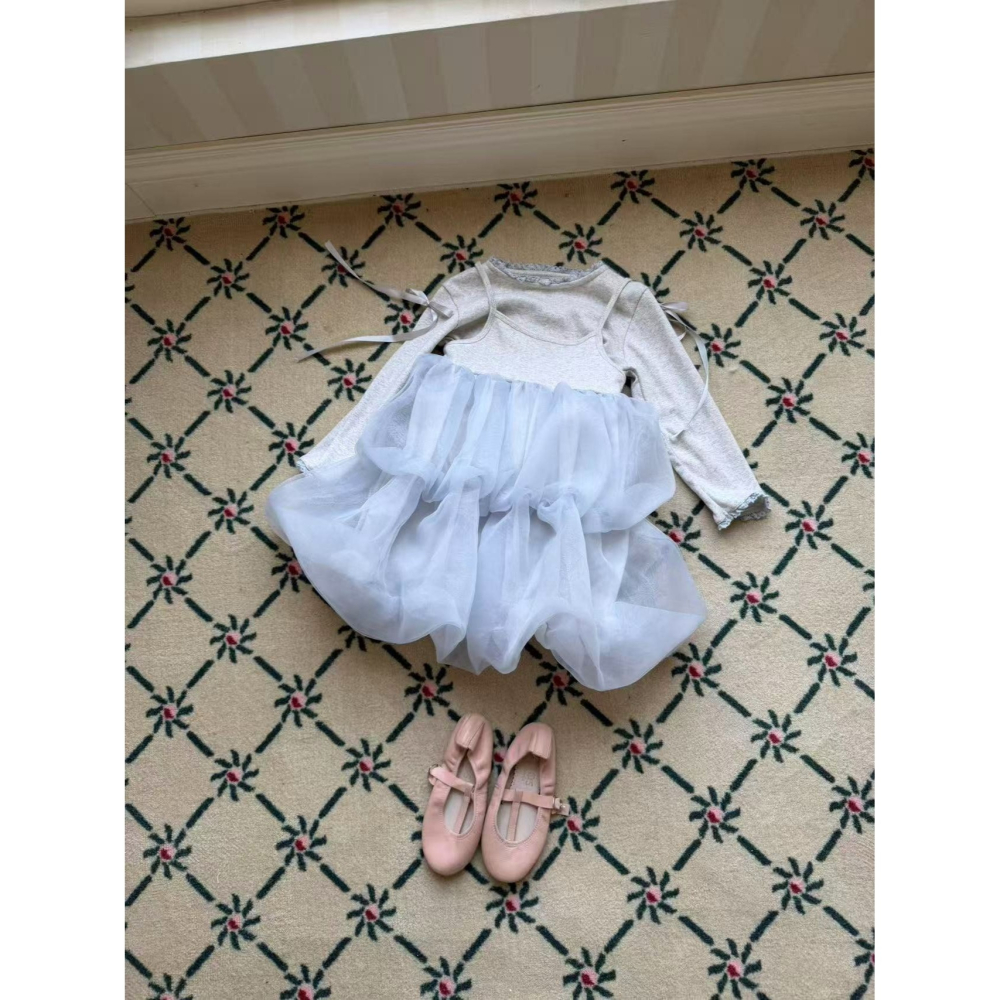 Aiai 洋裝 아이아이 봄)쥬쥬드림티세트원피스-細節圖8