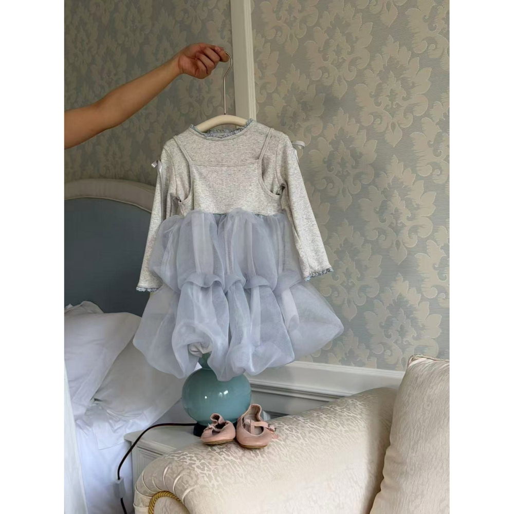 Aiai 洋裝 아이아이 봄)쥬쥬드림티세트원피스-細節圖11