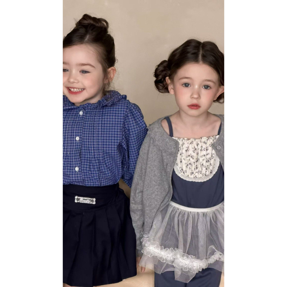 Aiai 上下 套裝 아이아이 봄)코코레이스상하세트-細節圖4