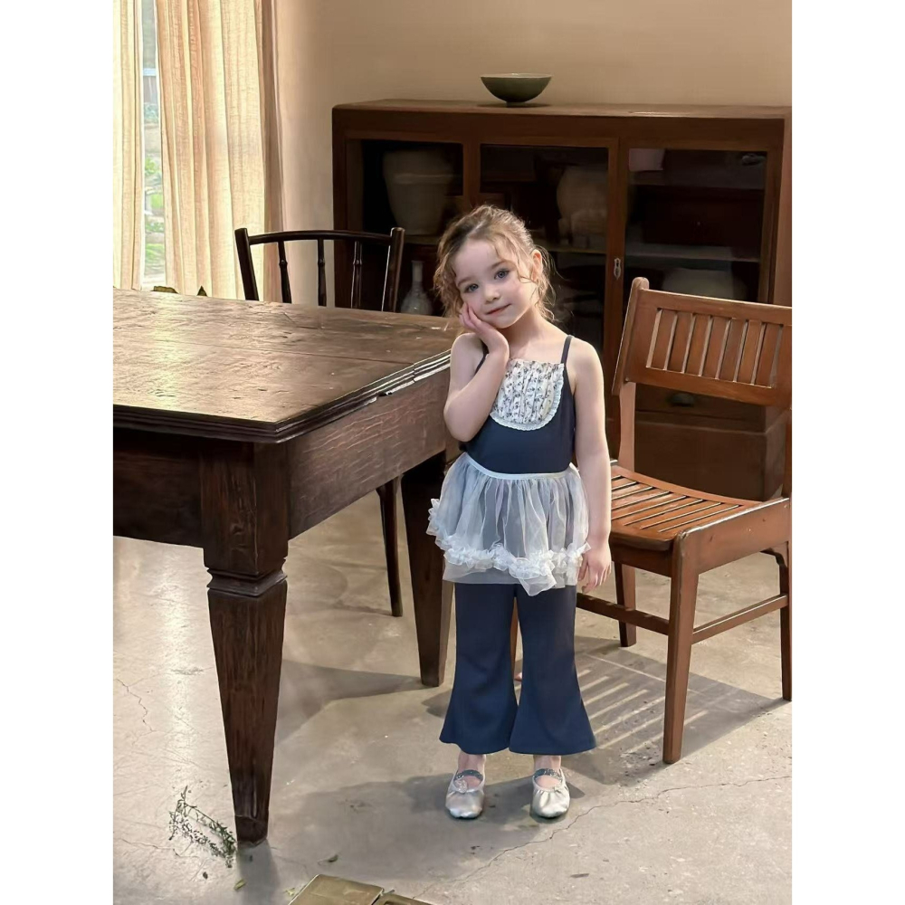 Aiai 上下 套裝 아이아이 봄)코코레이스상하세트-細節圖10