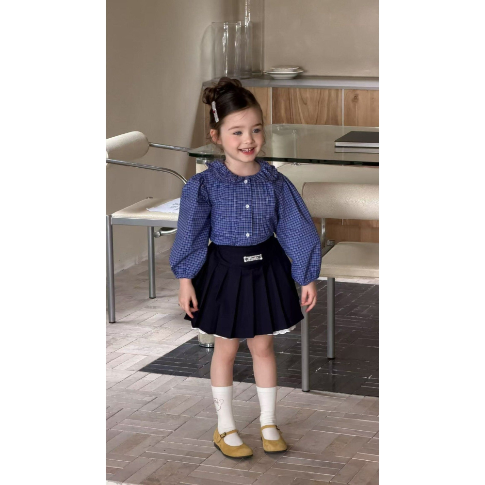 Aiai 裙子 아이아이 봄)프렌치플리츠스커트-細節圖4