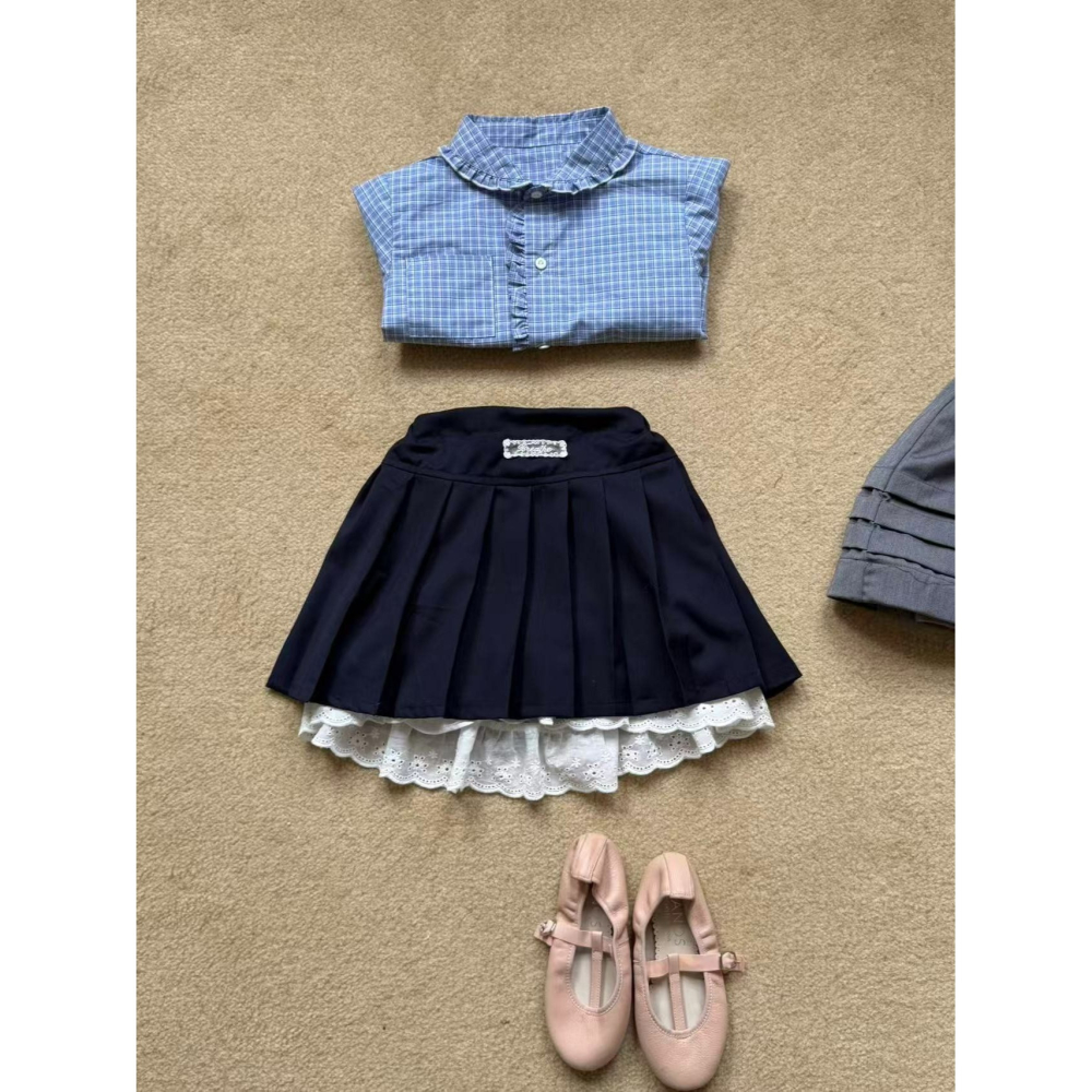 Aiai 裙子 아이아이 봄)프렌치플리츠스커트-細節圖9