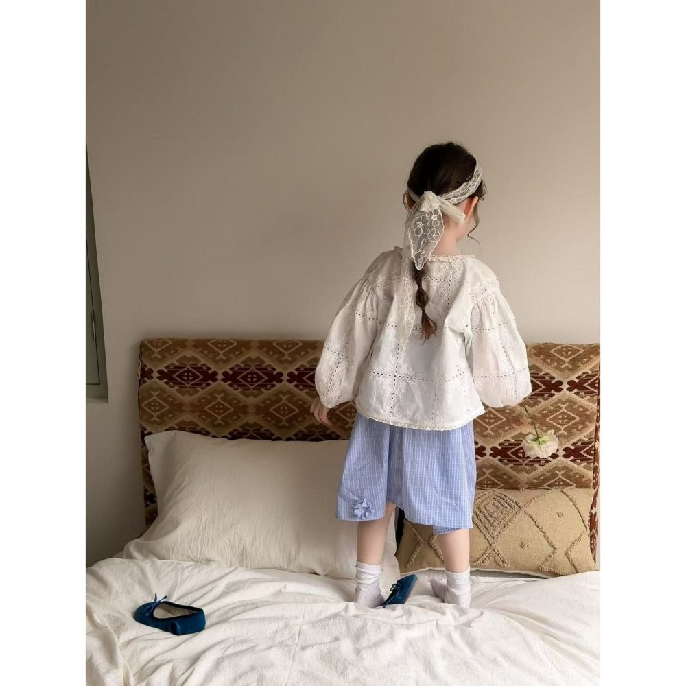 Aiai 開襟衫 아이아이 봄)로망펀칭가디건-細節圖5