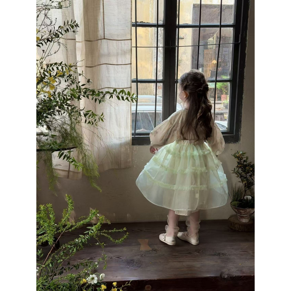 Aiai 洋裝 아이아이 봄)로사캉캉드레스-細節圖3