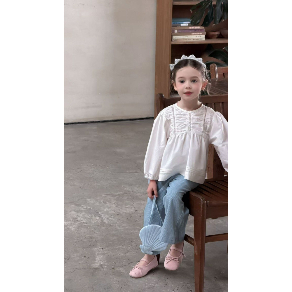 Aiai 褲子 아이아이 봄)루미와이드팬츠-細節圖3