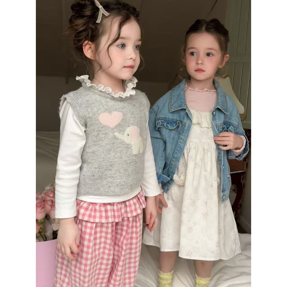 Aiai 外套 아이아이 봄)리틀블루데님자켓-細節圖4