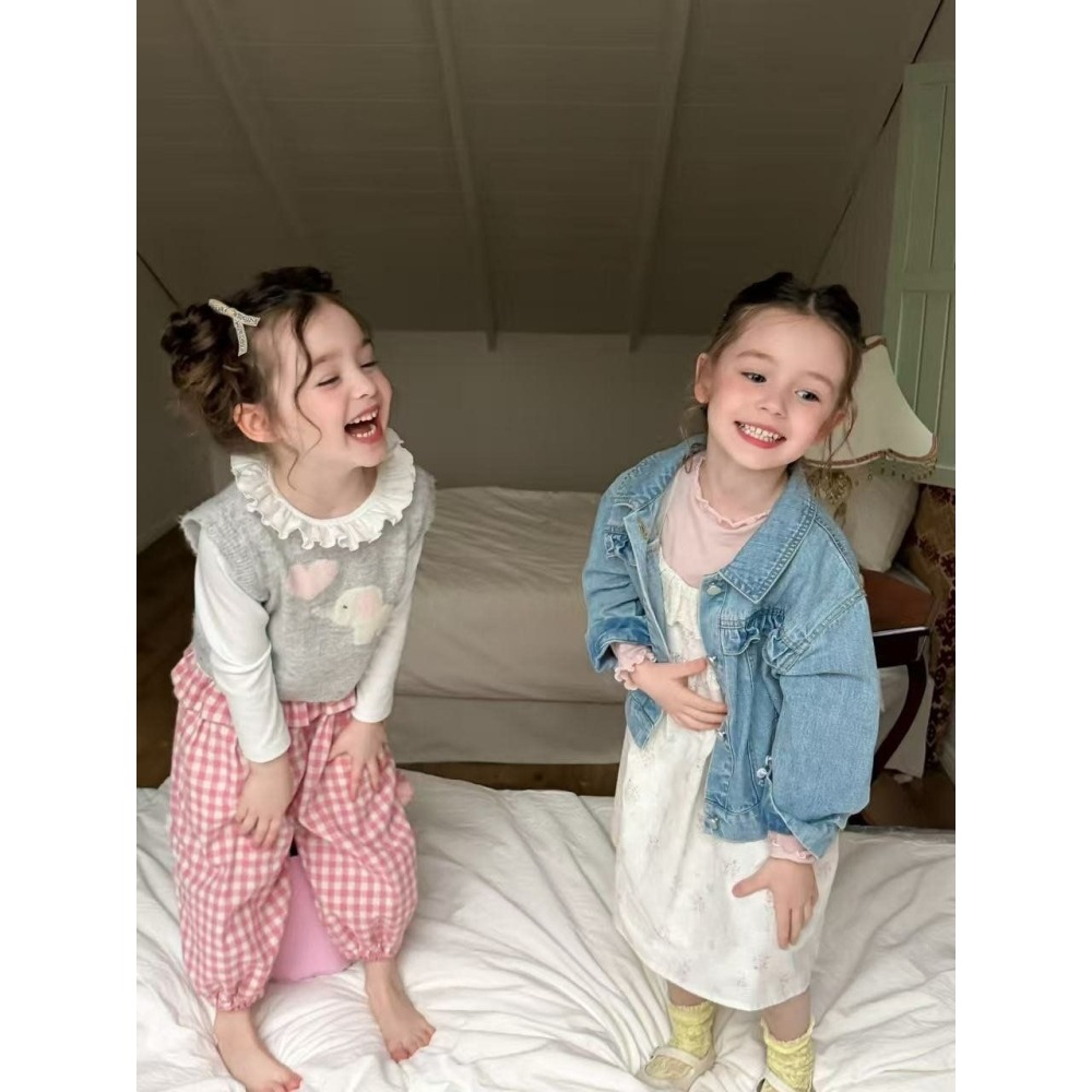 Aiai 外套 아이아이 봄)리틀블루데님자켓-細節圖6