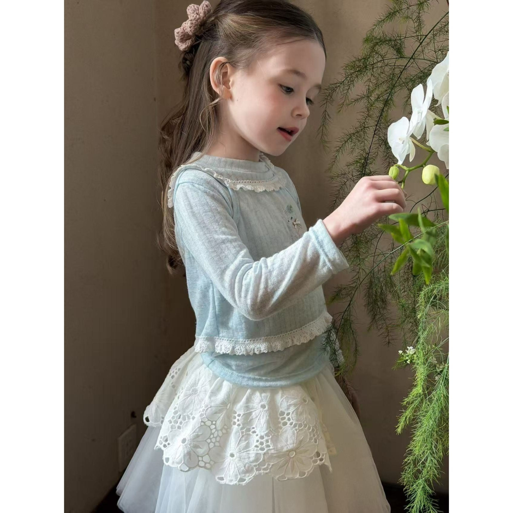 Aiai 裙子 아이아이 봄)릴리튜튜스커트-細節圖3