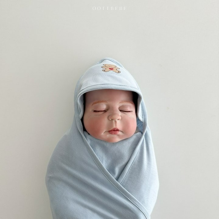 Oottbebe 包巾 오뜨베베 달달한모달속싸개(블랭킷)-細節圖11
