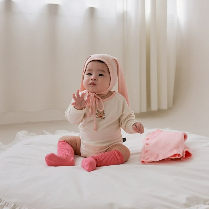 Oottbebe 套裝 包屁衣+內搭褲 오뜨베베 달달한모달슈트레깅스세트-細節圖2