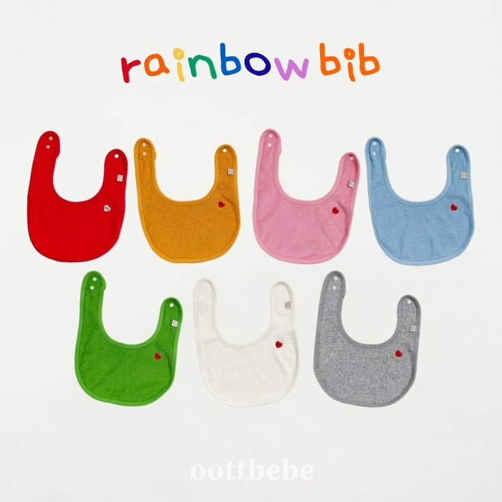 Oottbebe 圍兜 오뜨베베 레인보우빕-細節圖6