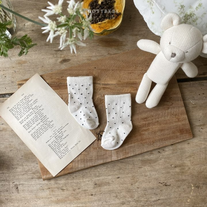Oottbebe 襪子 (含包裝) 오뜨베베 신생아양말(선물포장구성)-細節圖10