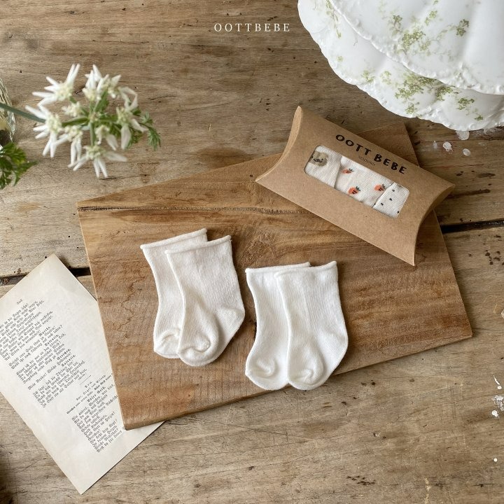 Oottbebe 襪子 (含包裝) 오뜨베베 신생아양말(선물포장구성)-規格圖11