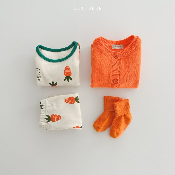 Oottbebe 上下套裝  오뜨베베 야채실내복-細節圖9